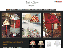 Tablet Screenshot of nathalie-hannon.com